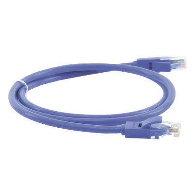 UGREEN - Cable de Parcheo UTP Cat6 / 1m (3.28 ft) / Azul / 26AWG CCA / 250MHz / Gigabit Ethernet