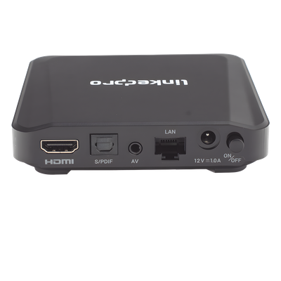 LINKEDPRO - Decodificador Android TV / 4Kp60 HDR / Wi-Fi Dual Banda / Bluetooth 5.0 / HDMI 2.1 / 2 GB RAM 16 GB Almacenamiento