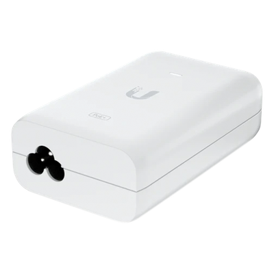 UBIQUITI - Adaptador PoE Ubiquiti (48 VDC, 0.65A) puerto Gigabit, ideal para equipos UniFi