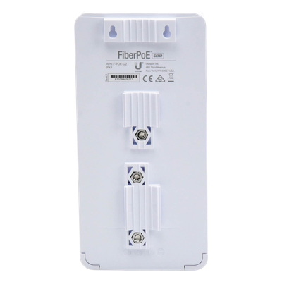 UBIQUITI - Convertidor de Medios PoE / Fibra Óptica SFP / 2 Puertos Gigabit Ethernet / Exterior -30 a 60 °C / Protección contra Descargas / 3 Opciones de Alimentación