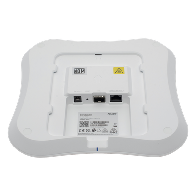 RUIJIE - Punto de Acceso Wi-Fi 7 / Tri-Banda / BE14000 / 13 Gbps / 600 Usuarios / 2.5G PoE In + SFP+ 10G / MIMO 8x8