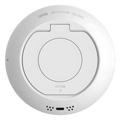 EZVIZ - Sensor de Temperatura y Humedad / Zigbee 2.4GHz / Pantalla LCD / Batería CR2450 3V / -10°C a +60°C / 5.28 x 2.03 in