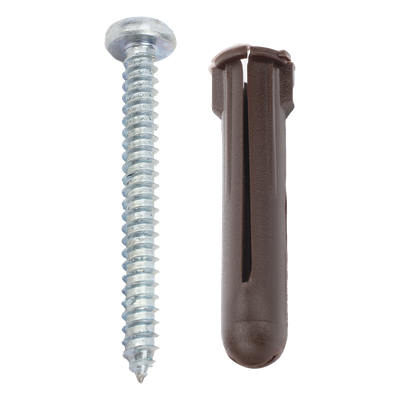 THORSMAN - Kit de Fijación / Taquetes Doble Expansión / 10 Piezas / Tornillos 10 mm x 1 3/4" (44.5 mm) / Carga 120 kg