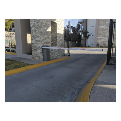 ACCESSPRO - Barrera vehicular derecha / Soporta Brazo de hasta 3 m / Apertura en 1.5 s / Final de Carrera Ajustable por Programación /