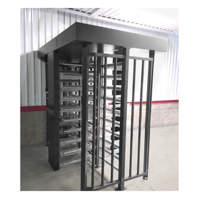 ACCESSPRO - Torniquete de Cuerpo Completo / Doble / 30 Personas/min / Interior/Exterior / Acero Inoxidable 304 / Techo Integrado / -20 a 50°C / 110 VCA