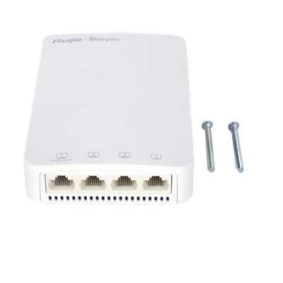 RUIJIE - Punto de Acceso Wall Plate / Wi-Fi 5 / 1267 Mbps / MU-MIMO 2x2 / 5 Puertos Gigabit / PoE Out / Mesh / Beamforming