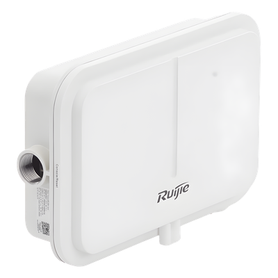 RUIJIE - Punto de Acceso Wi-Fi 6 / Sectorial 60° / Hasta 1775 Mbps / Dual Banda 2.4/5 GHz / PoE + SFP Uplink / IP68