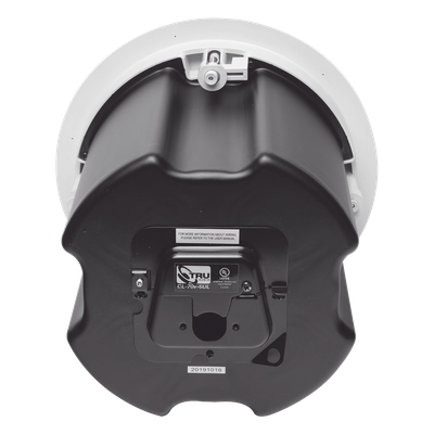 TRUAUDIO - Altavoz de Techo Comercial / 2 Vías / 6.5 in / 60 Watts / 70V/100V/8 Ohms / UL 1480 / Humedad Exterior Cubierto