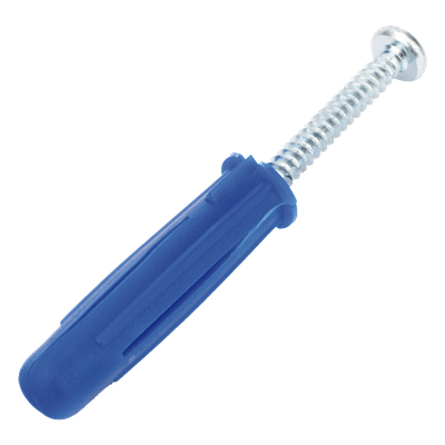 THORSMAN - Taquete de Fijación / Doble Expansión 4 Direcciones / 3/8" para Tornillo 12 mm x 2" / 100 Piezas / Resistencia 100 kg / Concreto y Superficies Sólidas