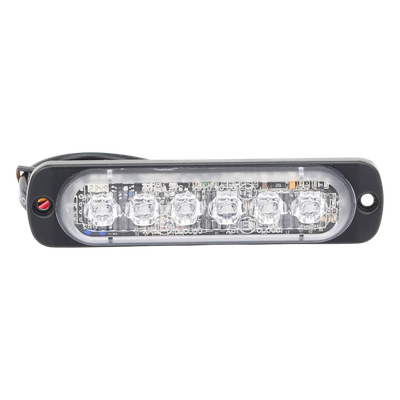 SIGNALPRO - Luz Auxiliar LED / 6 LEDs / Certificación SAE Clase 1 y ECE R65 / Sincronización 15 Unidades / Perfil Bajo 9 mm / Aluminio Sólido