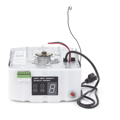 ACCESSPRO - Motor Automático para Puerta de Garage / 1/2 HP / Arranque y Paro Suaves / 127 VCA / 20 Controles 433 MHz / Rieles Tipo T y C / Respaldo de Energía