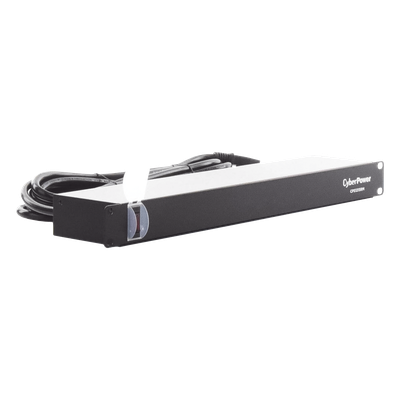 CYBERPOWER - PDU Básico Rack / 10 Salidas NEMA 5-15R / 15 Amp / 120 Vca / 1U / Cable 4.5 m (14.8 ft)