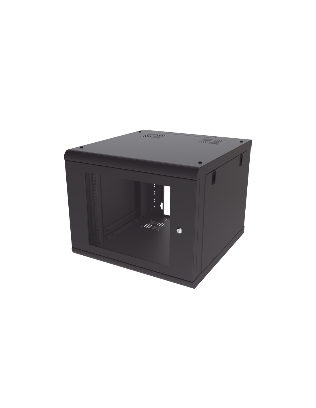 LINKEDPRO - Gabinete de Pared 9U de 635 mm de Profundidad, Rack de 19 in en Acero Reforzado: Compacto y Resistente para Soluciones Profesionales