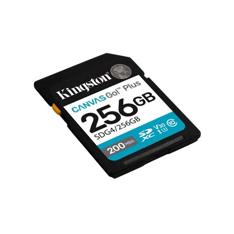 KINGSTON - Memoria Micro SD Kingston Flash Canvas GO PLUS 256GB UHS-I CLASE 10 C/Adaptador