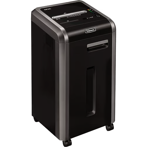 FELLOWES - Trituradora Fellowes Powershred 225Ci Corte Cruzado 22 Hojas 16 Galones Color Negro