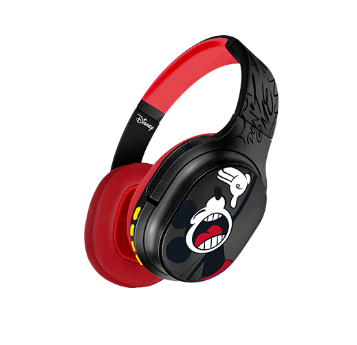 XTECH - Audífonos Inalámbricos XTech XTH-D660MK Diadema Disney Mickey Mouse Plegable y Giratoria con Micrófono Bluetooth